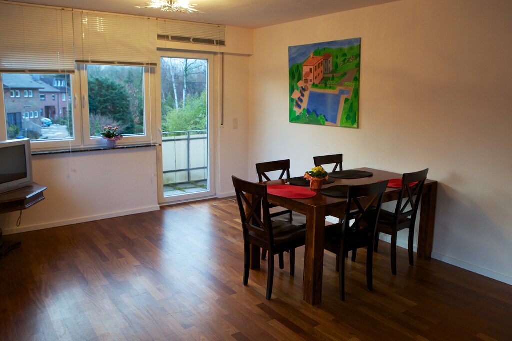 Balkon der Wohnung 2 im Ferienhaus Ringenberg, Oderstraße 22
